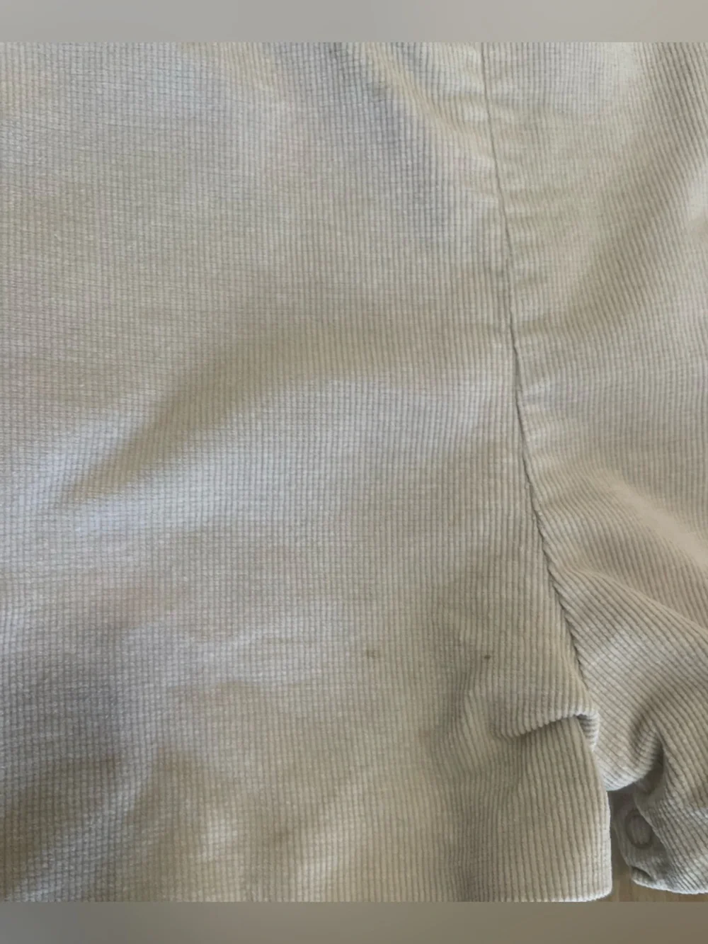 The Beaufort Bonnet Company Cream Corduroy Shortall Romper (3T)